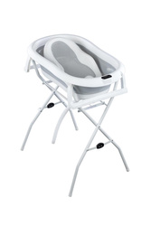 Składana wanienka ze stelażem i odpływem Bath&Care -  GREY